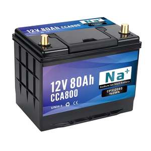 Batería de iones de sodio de larga duración 12V 80Ah para sistema de arranque y parada automático, más de 4000 ciclos, servicio OEM. - Product Image 6