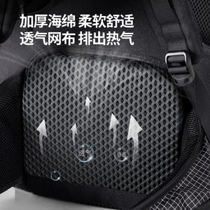 Beishanlang 65L Outdoor Hiking Backpack Framed Design Multiple Compartments Unisex Mountain Climbing Backpack - Product Image 4
