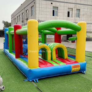 Toboggan gonflable de videur de jeux d'obstacles de piscine d'eau pour des enfants adultes utilisation humide PVC loyer toboggan de maison de rebond extérieur - Product Image 2
