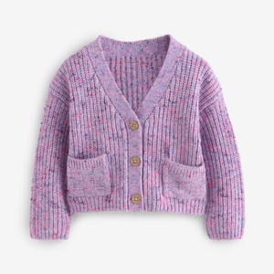 <span class=keywords><strong>Cardigan</strong></span> <span class=keywords><strong>in</strong></span> <span class=keywords><strong>cotone</strong></span> 100% ricamato con maglioni per ragazze rosa fragola - Product Image 3