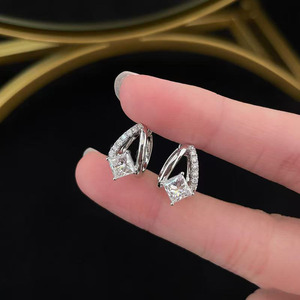 <span class=keywords><strong>Pendientes</strong></span> de Oro Blanco de 18K con Diamantes Cultivados en Laboratorio, <span class=keywords><strong>Pendientes</strong></span> de Oreja Tipo Cuff, <span class=keywords><strong>Pendientes</strong></span> Colgantes de Moda, <span class=keywords><strong>Pendientes</strong></span> de Clip, <span class=keywords><strong>Pendientes</strong></span> de Diamantes, <span class=keywords><strong>Pendientes</strong></span> con Cuentas - Product Image 5