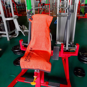Logo di cotone jacquard di velluto di sport asciugamano <span class=keywords><strong>con</strong></span> tasca della chiusura lampo - Product Image 2