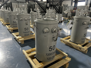 Yawei nhà máy bán 13.8kv 34.5kv 240V 480V cực gắn 100kva 167kva máy biến áp một pha - Product Image 2
