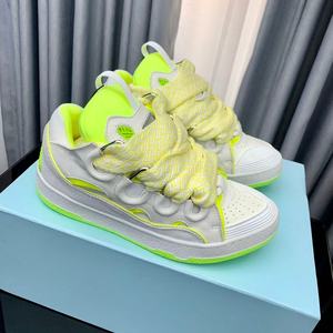High Quality Famous brand Private Customized Lanvens Shoes Luxury Men and Women Fashion Shoes Lanvens Thick Casual <b>Sneaker</b> - Product Image 2