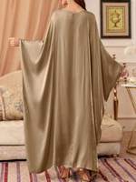 Abaya de Banquet de Luxe Élégant, Modeste, Gracieuse, Robe de Dubaï Saoudienne au Design Personnalisé pour Femmes Vêtements Musulmans Traditionnels