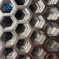 Stainless Steel Honeycomb Perforated Steel Plate Mesh Hexagonal Perforated Metal Sheet