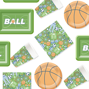 DAMAI Nuevo Diseño Temático de Cancha de Baloncesto Verde para Fiestas y Celebraciones de Cumpleaños - Product Image 4
