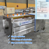 Machine à éplucher les pommes de terre électrique commerciale Machine à éplucher et à couper les carottes au gingembre industrielle Machine à laver les fruits de mer