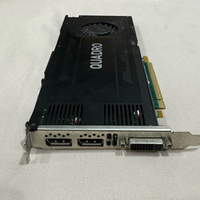 Carte graphique d'ordinateur portable Quadro K4200 4 Go GDDR5 d'occasion avec refroidissement par ventilateur pour le rendu 3D professionnel, la montage vidéo, facteur de forme MXM