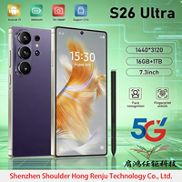16GB+1TB S26 Ultra 5G Ponsel Android 15 Layar 7.3 Inci Telepon Murah Pengisian Cepat 60W Memori Flash Desain Pena Terintegrasi Harga Pabrik