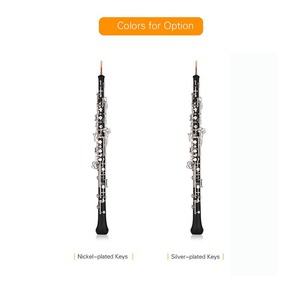 มืออาชีพโอโบ้คคีย์ซีกึ่งอัตโนมัติสไตล์ปุ่มชุบเงินเครื่องลมไม้ - Product Image 6