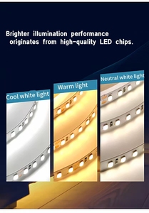 Tira LED Flexible Ultra Brillante 2835 de Alta Densidad 120LEDs/m DC24V Luz Súper Uniforme Sin Puntos Oscuros para Vitrinas - Product Image 4