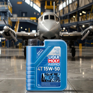 Acheter huile moteur AERO 4 temps d'origine/4T 15W-50 / 1 Litre/MOLY LIQUIDE pour moteurs d'avion 4 temps Livraison UE Douane gratuite - Product Image 1