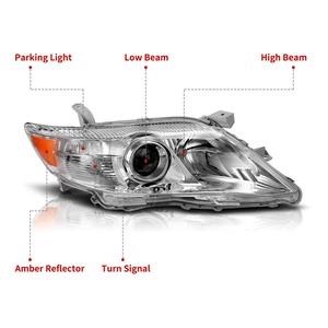 Phare hybride pour Toyota Camry, ensemble de phares, boîtier chromé, projecteur ambre, 2010 — 2011, neuf - Product Image 6