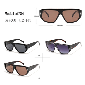 Unisex Square Full Rim Sunglasses Solid Black Frame <b>Polycarbonate</b> Lens Anti-Uv Protection Lightweight Adult Style - Product Image 3