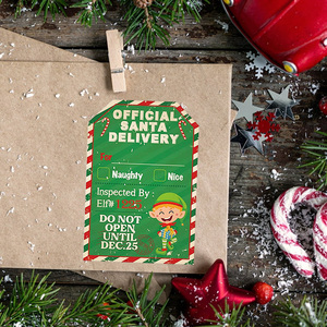 <strong>Personalised</strong> Viny <strong>Sticker</strong> <strong>Christmas</strong> Gift Wrapping <strong>Stickers</strong> Merry <strong>Christmas</strong> Label <strong>Stickers</strong> Santa Labels for for Kids - Product Image 5