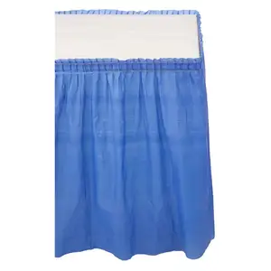 Hot Popular Stretch Table Cloth for Banquet Rectangle Plastic Table Classical Table Skirt