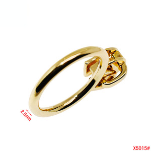 Tùy chỉnh bán buôn khắc logo kim loại thương hiệu dây kéo kéo quyến rũ, tùy chỉnh thực hiện túi kim loại dây kéo thanh trượt puller cho túi xách may mặc - Product Image 5