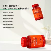 Capsules OEM de Capsaïcine Naturelle Antioxydante pour le Soutien Immunitaire – Extrait de Piment pour le Maintien d'un Mode de Vie Actif