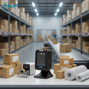 เครื่องสแกนบาร์โค้ดแบบตั้งโต๊ะ OCBS-T288 OCOM แบบออมนิไดเรคชันแนล 2D/1D <span class=keywords><strong>สแกน</strong></span>รวดเร็วเพื่อระบบขายหน้าร้านที่มีประสิทธิภาพ - Product Image 1