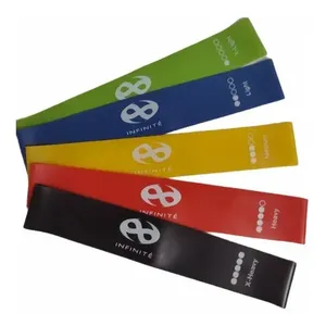 Mini bande Infinity If-SMB2 Set di fasce per esercizi Fitness e Yoga realizzate in lattice e Silicone - Product Image 1