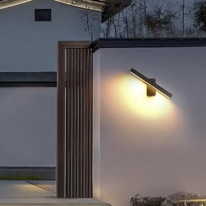 Modern Simple Square Aluminum Wall Lamp Waterproof LED <b>Lights</b> for Hotel Stairs <b>Corridor</b> Project Creative Outdoor Lighting - Product Image 1