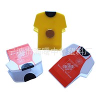 Clips magnétiques en forme de t-shirt avec logo personnalisé, porte-mémos promotionnel pour réfrigérateur, clip à papier personnalisé pour le bureau
