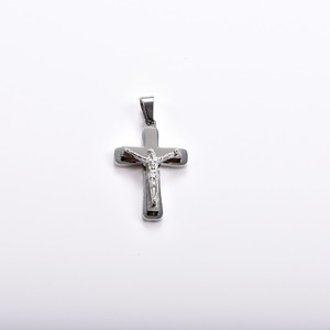 Pendentif Crucifix Vintage Jésus-Christ, Breloque Croix pour Collier DIY, Bijou Religieux Hypoallergénique, Cadeau pour Hommes et Femmes - Product Image 3