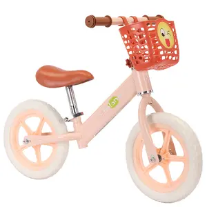 Factory price ultra sturdy kids balance bike without pedal light weight children training bicycle