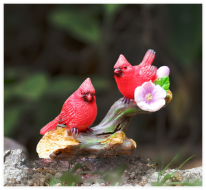 Figura de Pájaro de Resina de Cardenales Americanos, Miniatura, de Dibujos Animados, Realista, con Rama, 3D, Bolsa Sorpresa Misteriosa de la Suerte, Juguete para Niños, Venta al Por Mayor - Product Image 6