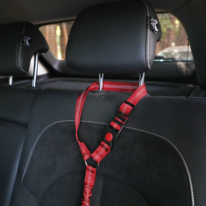Cinturón de seguridad <span class=keywords><strong>para</strong></span> <span class=keywords><strong>coche</strong></span>, arnés ajustable de nailon multicolor <span class=keywords><strong>para</strong></span> <span class=keywords><strong>perros</strong></span> y Mascotas - Product Image 4