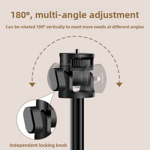 Kdbao 2m Support de Téléphone Portable Rétractable en Alliage d'Aluminium, Trépied Portable pour Lampe COB et Perche à Selfie - Product Image 3