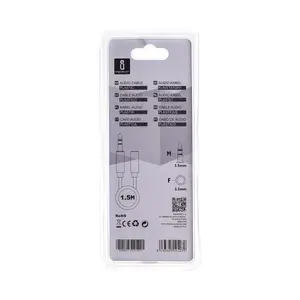 Cable de audio de 3,5 mm macho a hembra, 1,5 m, negro, ideal para conectar dispositivos de audio y auriculares. - Product Image 2