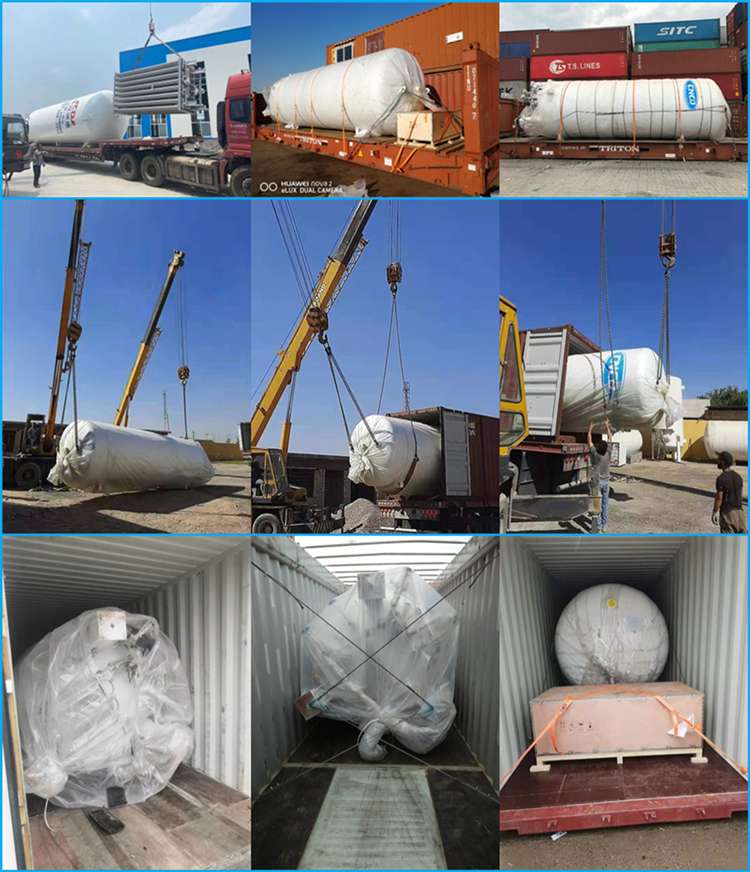 30m3 8bar Chemical Storage Pressure Vessel Used Cryogenic Tanks For