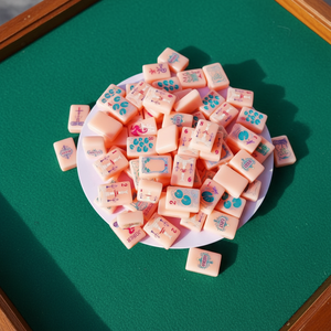 Juego de Fichas de Mahjong de Acrílico Rosa Jade, 160 Piezas, Estilo Americano Portátil, Tema Torre Eiffel, Bicicleta, <span class=keywords><strong>Metro</strong></span> - Product Image 2