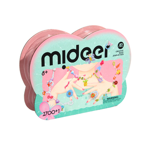 Boîte à bijoux créative en plastique Mideer pour enfants de 8 ans et plus, ensemble de bijoux à faire soi-même, ensemble de maquillage, jouet cadeau - Product Image 1