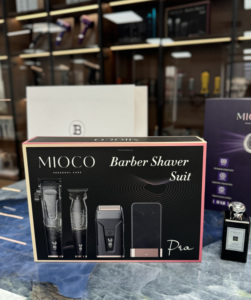 MIOCO <span class=keywords><strong>2025</strong></span>新品充電式コードレス3 in 1グルーミングかみそり理髪キットメンズ電気ハゲシェーバー家族脱毛セット - Product Image 4