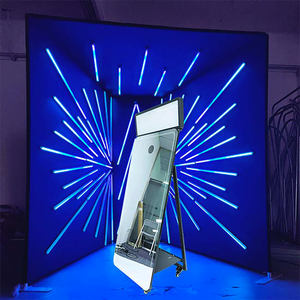 Ensemble complet de photomaton professionnel avec miroir magique, écran tactile, appareil photo, imprimante, iPad 40 pouces, événements, mariage, verre infini - Product Image 2