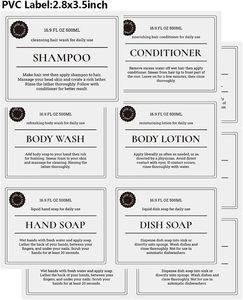 Empty Plastic Shower Gel Lotion Pump <b>Bottles</b> Black PET Shampoo <b>Bottle</b> and Conditioner <b>Bottles</b> Hair Care - Product Image 4