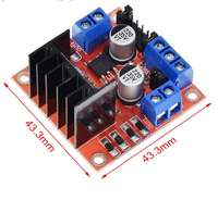 Module de commande de moteur pas à pas DC double pont en H L298N, carte pilote de moteur L298 de haute qualité, prix usine