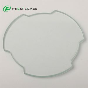 Lumière LED d'extérieur en verre trempé ultra-transparent irrégulier, avec design graphique personnalisé, instrument solide REACH pour la décoration de salon - Product Image 2