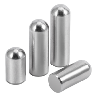 Goupille de centrage cylindrique à tête ronde en acier inoxydable, axe de positionnement lisse pour alignement de fixations et quincaillerie