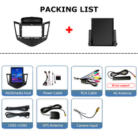 Radio con Pantalla Vertical Android de 9.7" para Chevrolet Cruze J300 2008-2014, 4G WiFi, Car-play, DSP, Navegación GPS