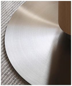 Juego de Muebles de Salón Modernos de Madera Maciza, Mesa de Comedor de Acero Inoxidable con Superficie de Roca - Product Image 5