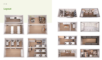 Maison conteneur moderne et écologique en acier galvanisé de 20 pieds et 40 pieds pour appartement d'entrée, entrepôt extérieur - Apple Space Capsule