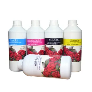 Material White Pigment DTG Ink for Epson 1400 4880 R2000 Textile Printing on Cotton Fabric