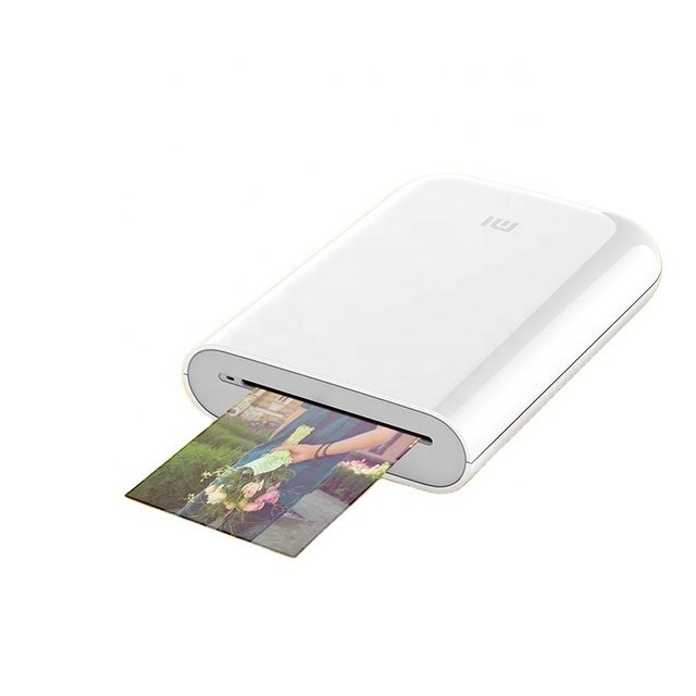 For Xiaomi Mi Portable Photo Printer Mini Pocket APP Control AR Photo Printer ZINK Sticky-backed Photo Paper Fast Imaging