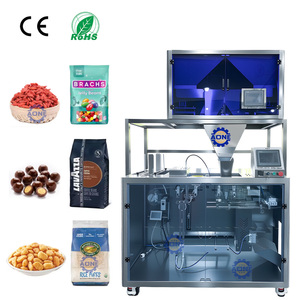 เครื่องบรรจุเม็ดแบบถุงสำเร็จรูป 100 กรัม ถึง 1 กิโลกรัม เครื่องบรรจุถั่วแบบซองตั้งได้ เครื่องบรรจุและปิดผนึกแบบซองตั้งได้ - Product Image 1