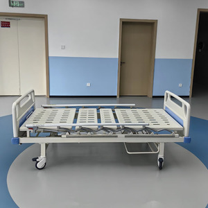 Haohan 2025 nhà máy Mới Thép không gỉ chức năng duy nhất điều chỉnh y tế icu thiết bị có thể gập lại của nhãn hiệu giường bệnh viện để bán - Product Image 3