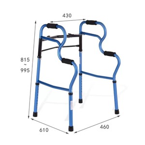 Déambulateur stable Lide en alliage d'aluminium à quatre coins pour personnes âgées et handicapées, aide à la rééducation - Product Image 3